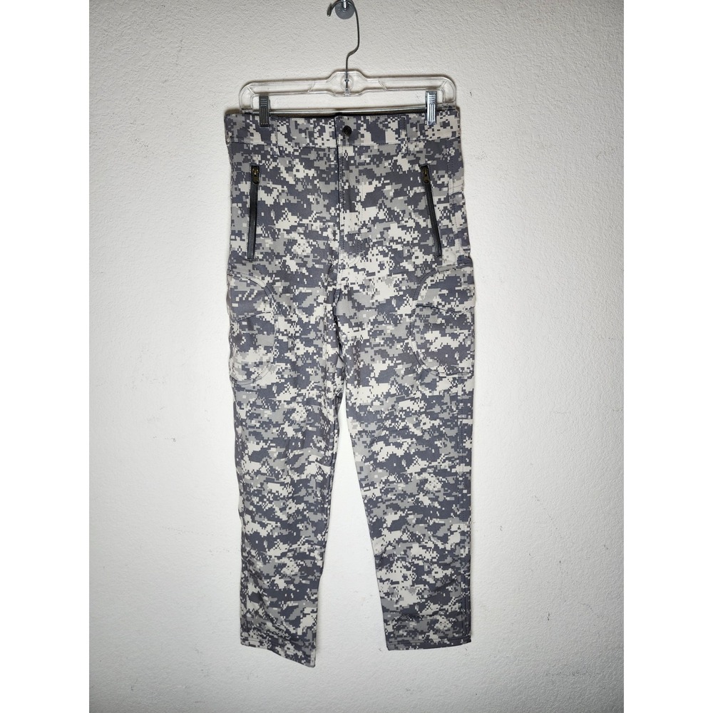 Han Wild Tactical Pants Mens Size M Grey Digital Camo Fleece Lined Outdoor